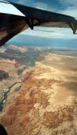 The Grand Canyon from the air
