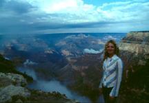 Lisa at the Grand Canyon