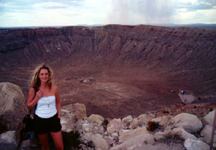 Lisa at Meteor Crater