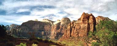 The West Temple and the Towers of the Virgin, Zion Canyon