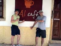 Got my own cafe in Albufeira it seems