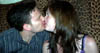 Paul and Danielle sorta kissing