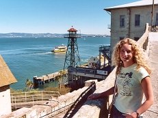Lisa on Alcatraz