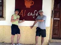 Got my own cafe in Albufeira it seems