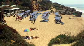 The beachcafe's bay