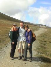 John going down with two women!