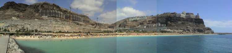 Amadores beach looking east