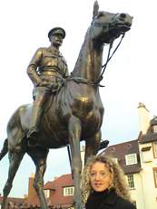 some dude on a horse... & Lisa